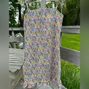 We’re All Pretty Girls WAPG Smocked Floral Spaghetti Strap Dress Size L